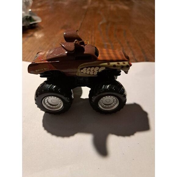 Monster Jam Ornaments Monster Mutt Grave Digger + 4 Hand-Painted Christmas - Picture 2 of 9